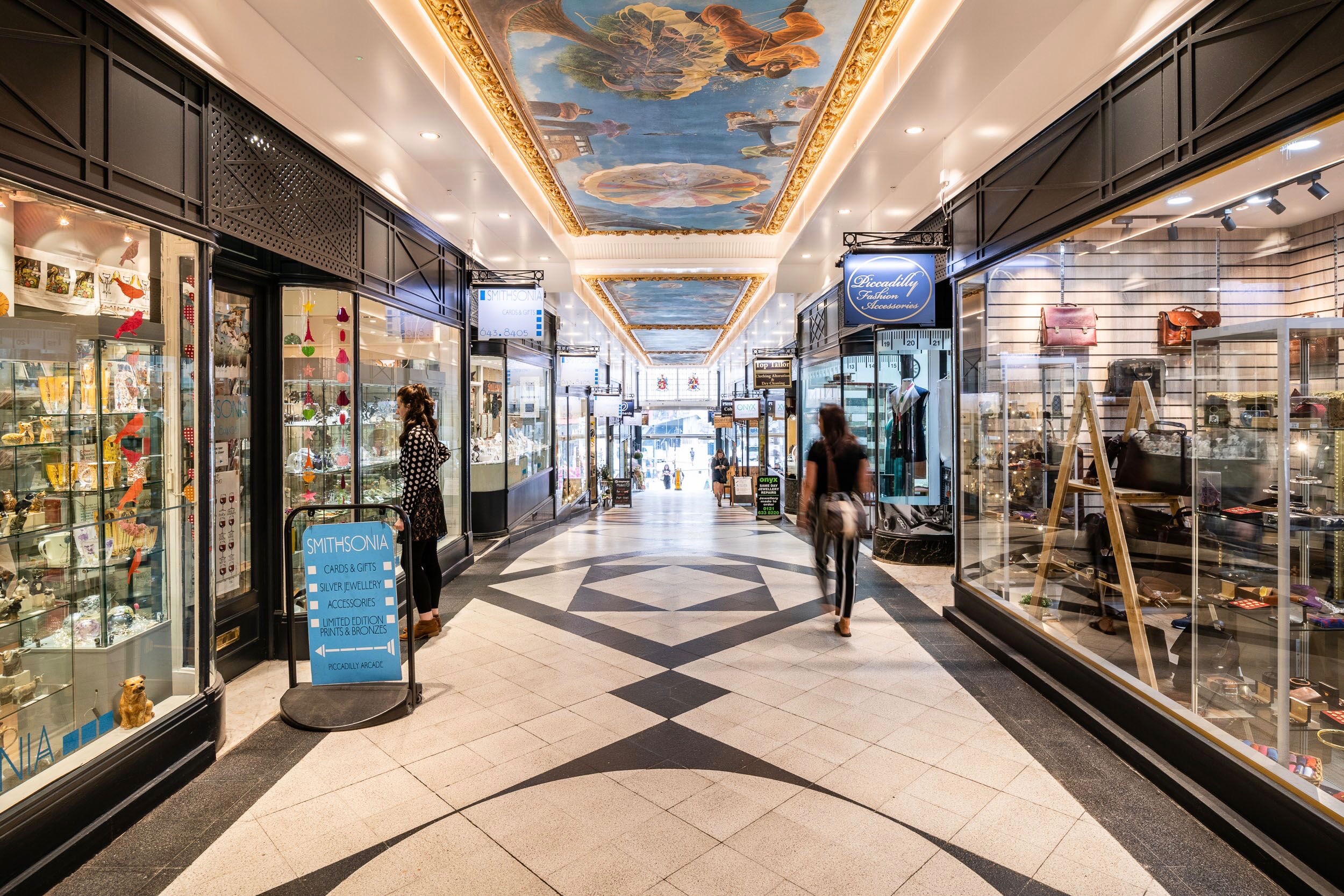 piccadilly arcade ceiling